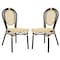 Flash Furniture Cannes Thonet French Bistro Stacking Chair, Natural PE Cane Rattan and Black Aluminum Frame, 2PK 2-SDA-AD642110-1-NAT-BK-GG - alternate 7